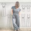 Schnittmuster Mappe  Jumpsuit Juvi 