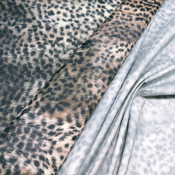 Designer Jackenstoff Waterrepellent Leopard